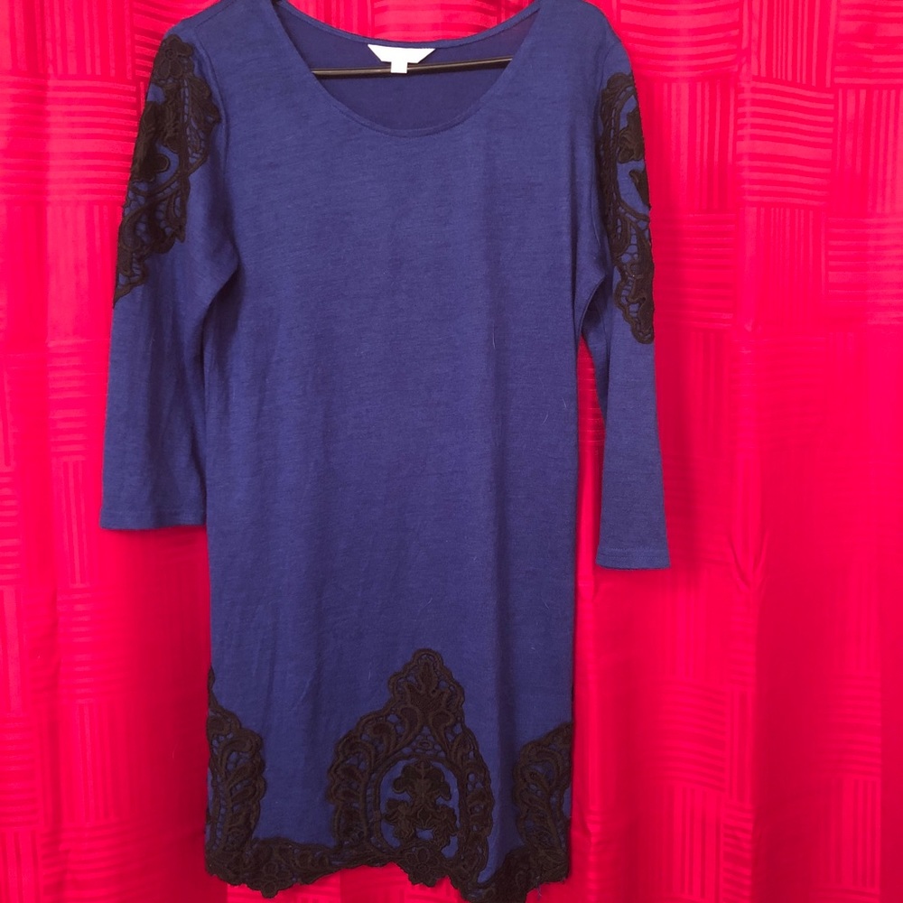 Blue T-Shirt Dress
